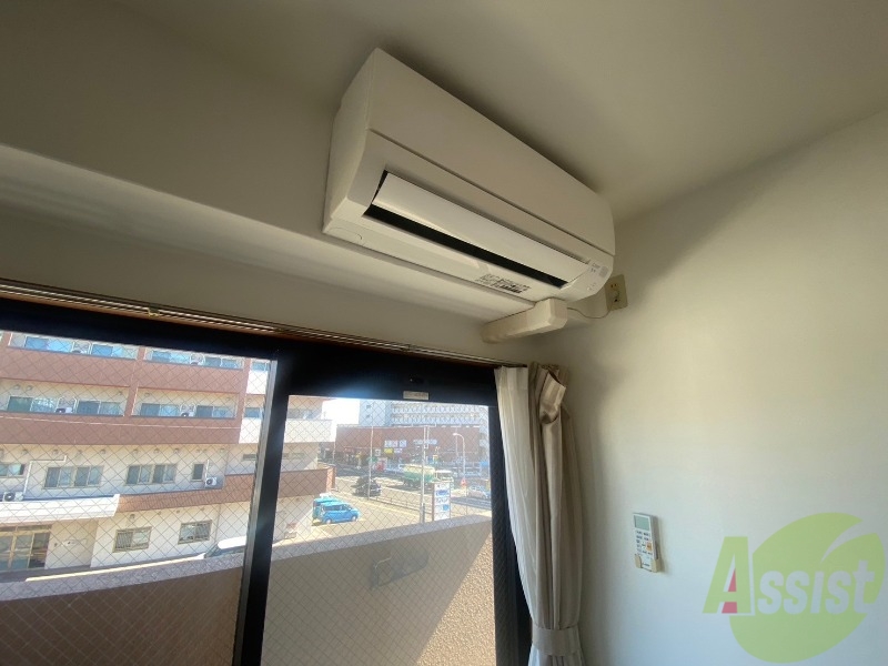 その他設備　エアコンが設置してありますので、寒暖対策もばっちり。