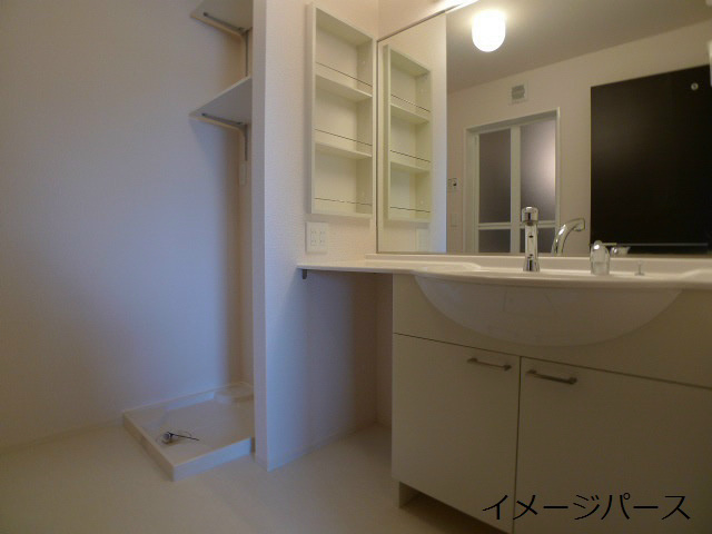 洗面設備　同社施工例