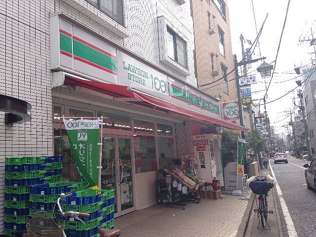 コンビニ　ローソンストア100 二子新地店（コンビニ）まで302m