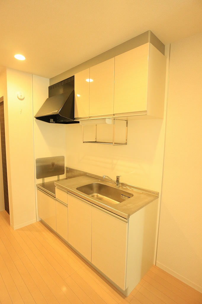 キッチン　2口コンロ設置可能なキッチン。