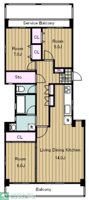 建物外観　間取図