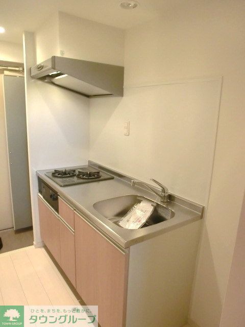 キッチン　２口コンロ付きのキッチンです