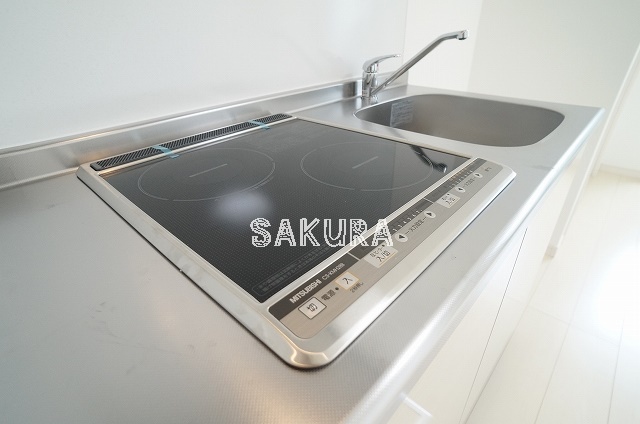 キッチン　自炊をされる方に嬉しい2口コンロ♪