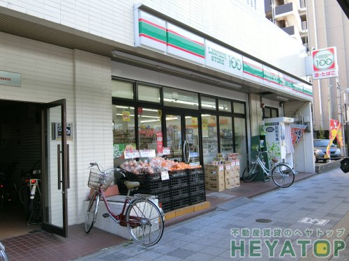 コンビニ　ローソンストア100　瑞穂堀田通店（コンビニ）まで107m