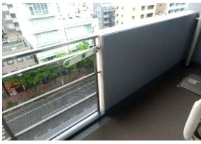 バルコニー　落ち着いた時間を過ごせるバルコニーです