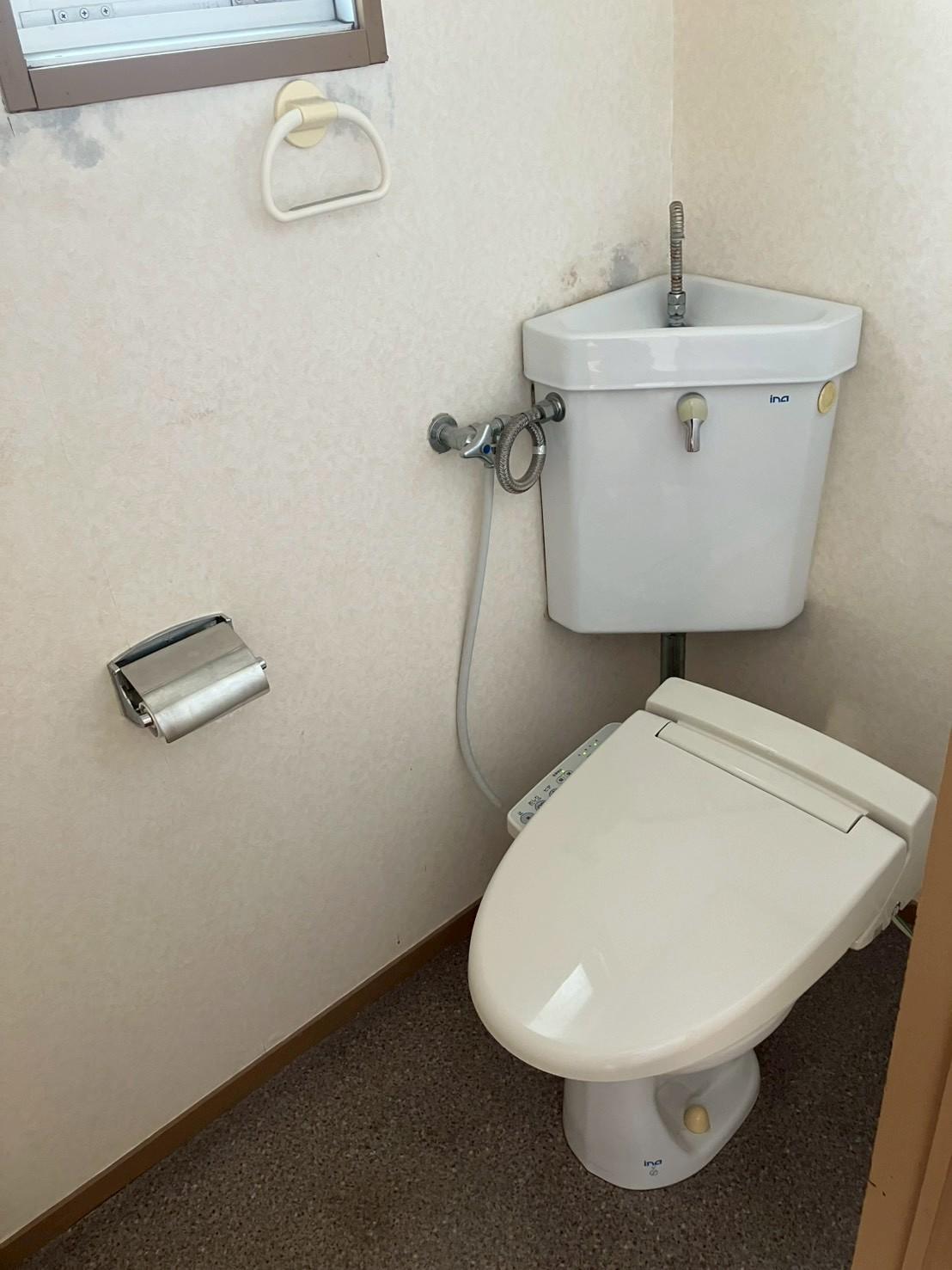 トイレ　ウォシュレット付トイレで快適