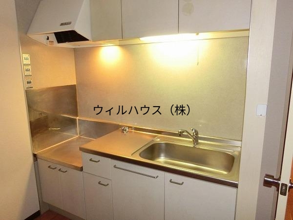 キッチン　ガスコンロ設置可！