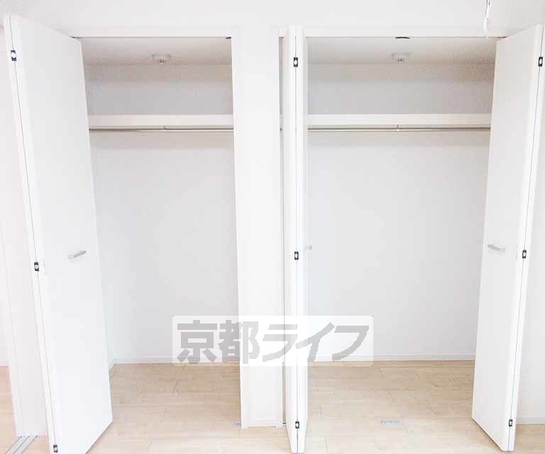 収納　広々クローゼットです。