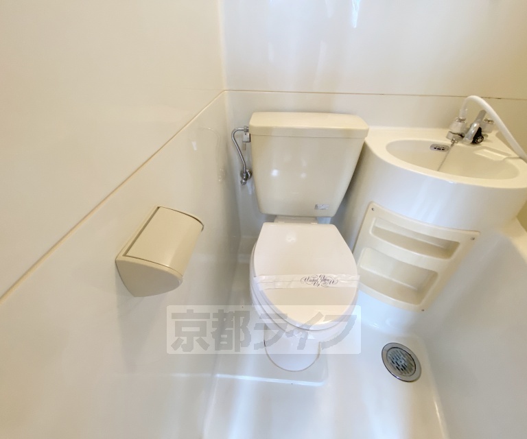 トイレ　ユニットバスのトイレです。