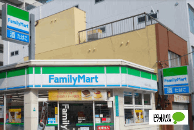 コンビニ　ファミリーマート市岡みなと通店（コンビニ）まで198m