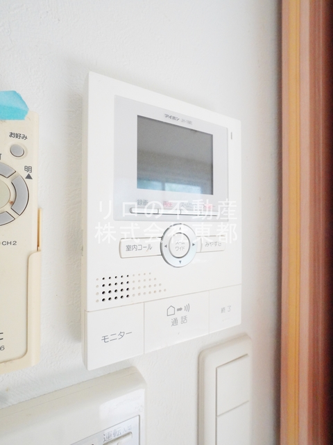 セキュリティ　訪問者が一目で分かるＴＶモニタ付インターホンです！