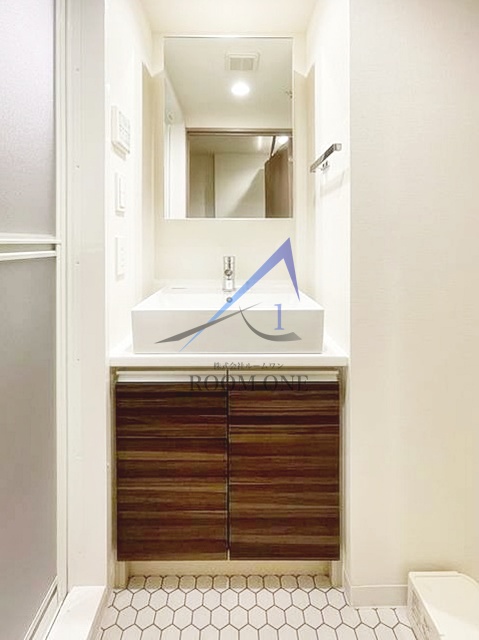 洗面設備　洗面台です。