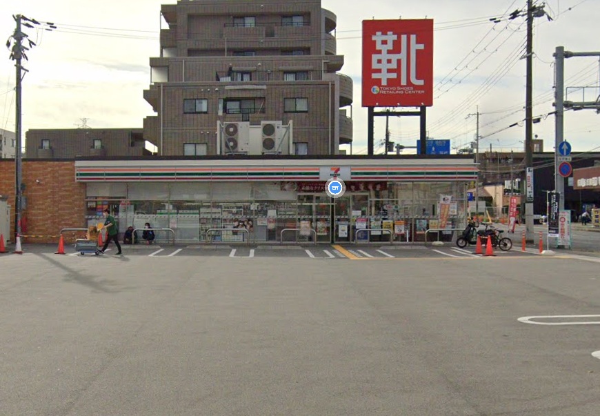 コンビニ　セブンイレブン 尼崎南武庫郵便局前店（コンビニ）まで591m