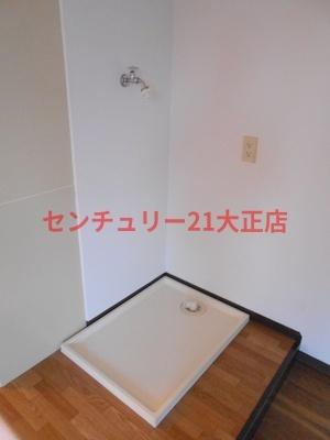 洗面設備　室内洗濯機置場
