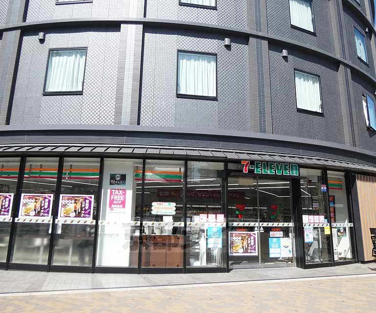 コンビニ　セブンイレブン 京都四条堀川店（コンビニ）まで72m