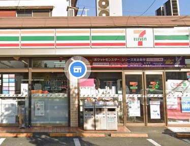 コンビニ　セブンイレブン 千葉末広店（コンビニ）まで671m