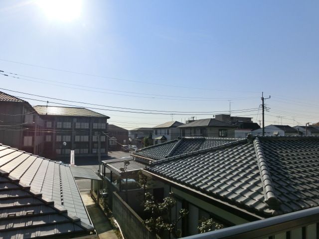 眺望　２階からの眺望。