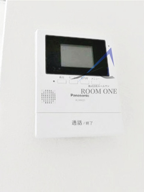 セキュリティ　モニター付きインターホンです。