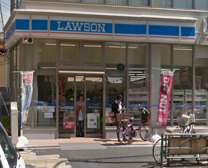 コンビニ　ローソン 荒川西日暮里一丁目店（コンビニ）まで405m