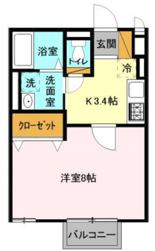 グランモア登戸弐番館の間取り写真