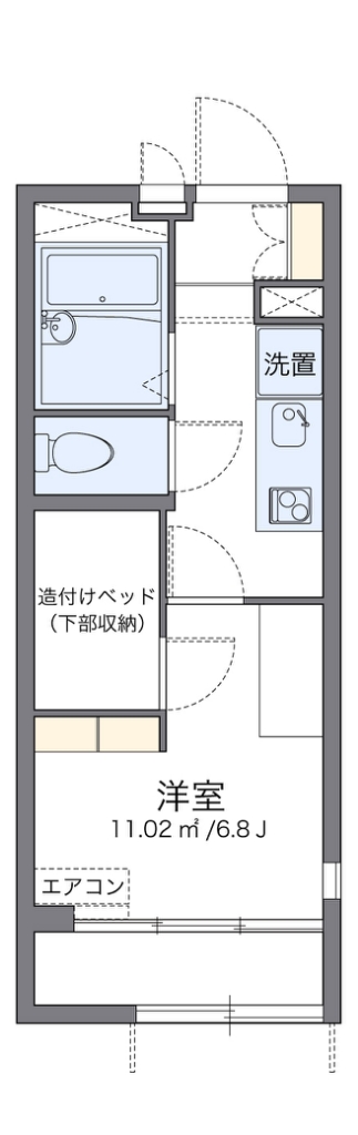 レオパレスアネックスの間取り写真