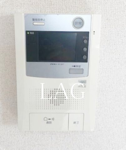 セキュリティ　モニター付きインターフォンです。