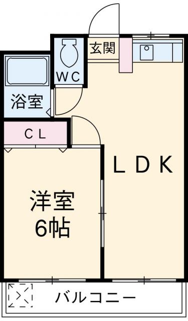 正興鶴瀬駅前マンションの間取り写真