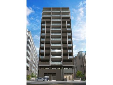 建物外観　完成模型図