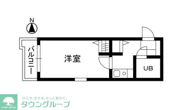 東京メトロ副都心線 要町駅 徒歩8分 4階建 築33年の間取り写真