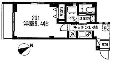 ドヌール長崎の間取り写真