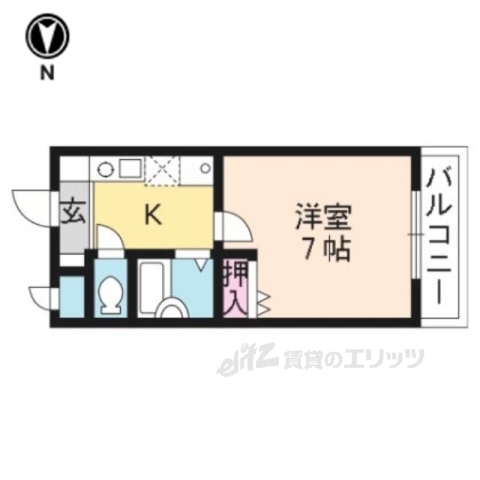 メゾン山城2の間取り写真