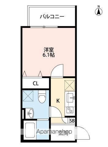 地下鉄千日前線 小路駅 徒歩5分 3階建 築9年の間取り写真