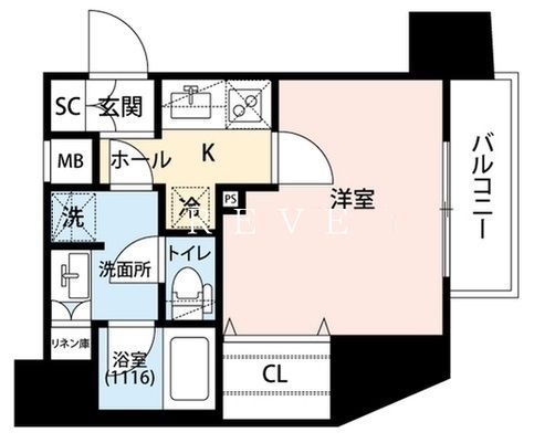 プレール・ドゥーク元浅草の間取り写真