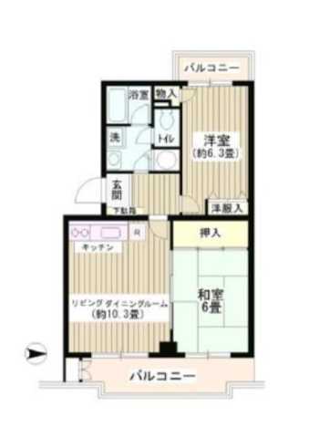 葛西ハイデンスの間取り写真