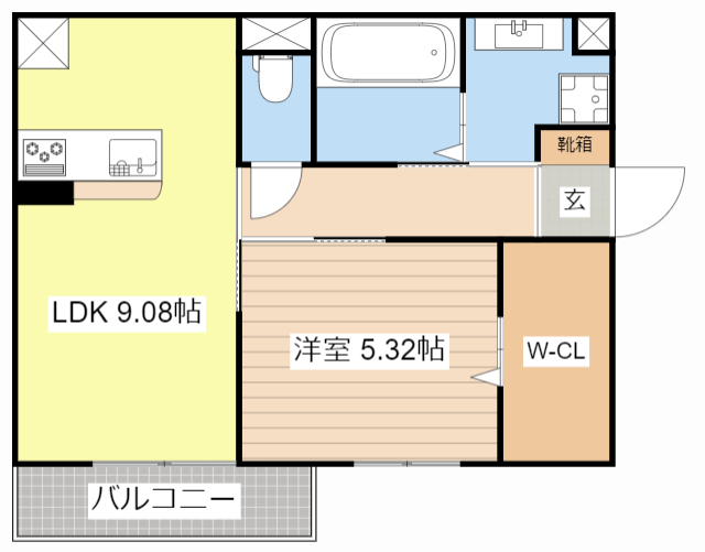 Elegrantiaの間取り写真