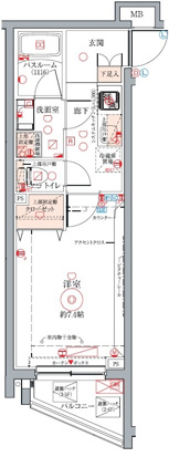 クレヴィスタ中板橋IIの間取り写真