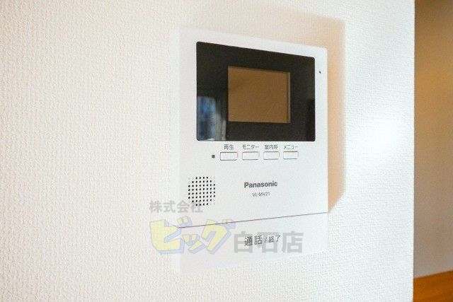 セキュリティ　モニター付きインターホン完備しています♪