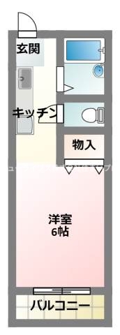 京阪本線 萱島駅 徒歩15分 2階建 築35年の間取り写真
