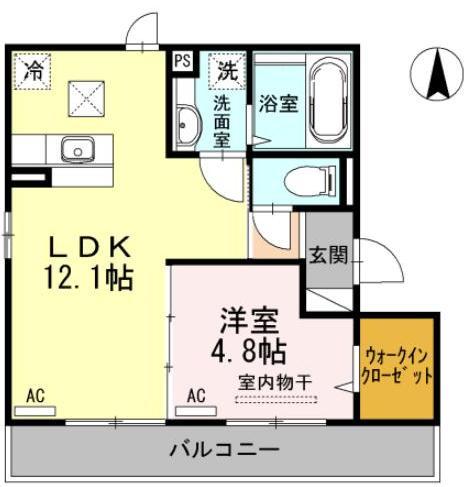 セジュールDH A棟の間取り写真