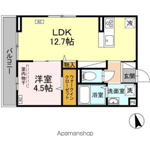 福岡市南区 3階建 築4年の間取り写真