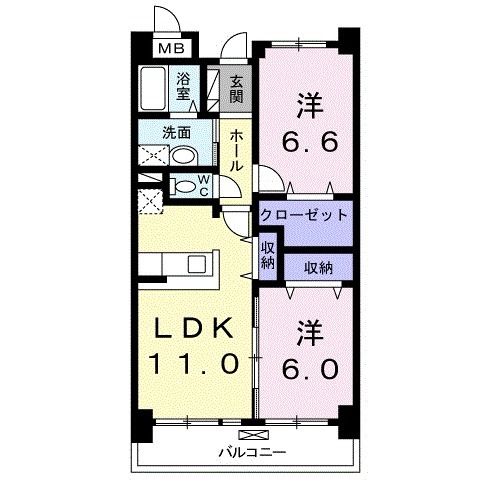 KOHOKU MTY Aの間取り写真
