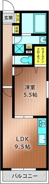 アセント富士見の間取り写真