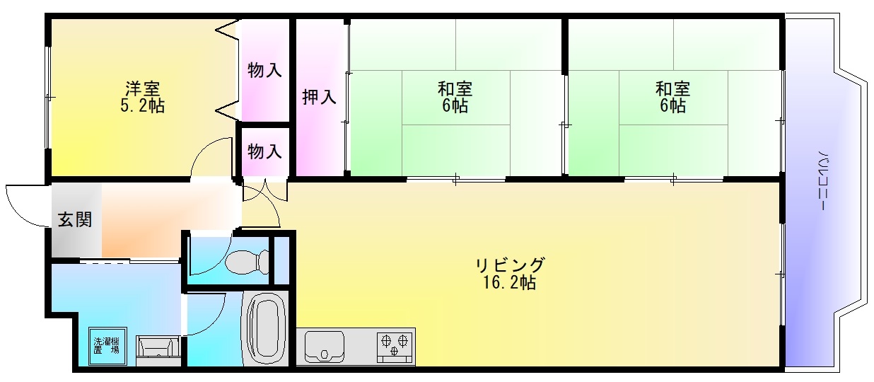 メゾン大邦の間取り写真