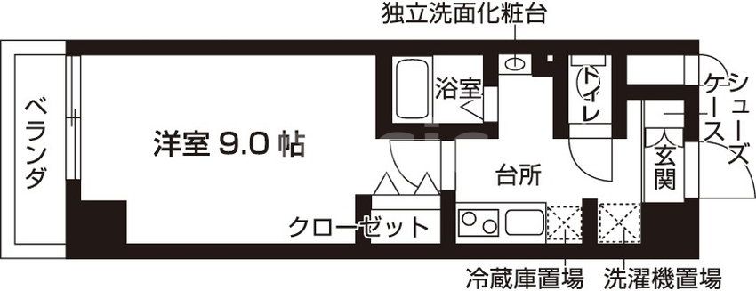 パレステイ別院の間取り写真