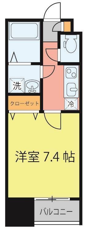 シェルグランデ東口の間取り写真