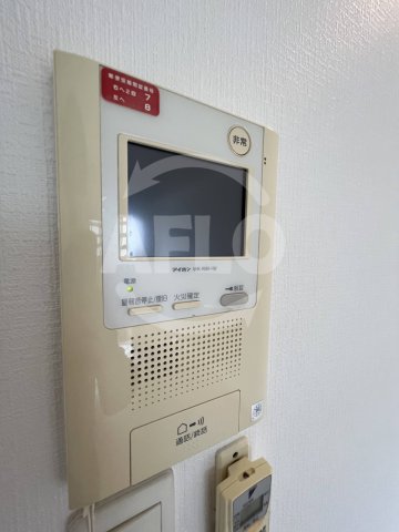 セキュリティ　レジュールアッシュ心斎橋リュクス　テレビ付きモニターホン