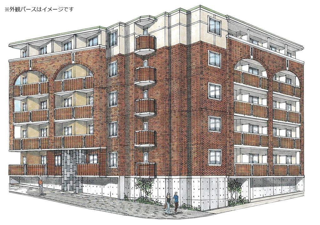 建物外観　※外観パースはイメージです