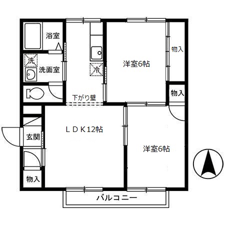 アーバンライフ八橋の間取り