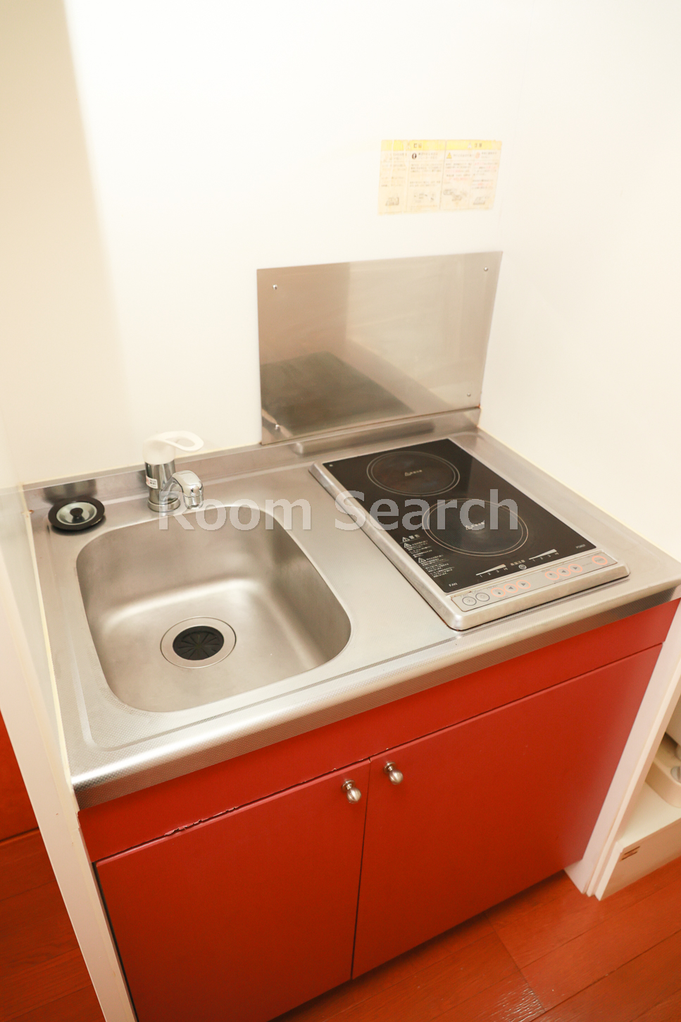 キッチン　2口コンロ、キッチン収納
