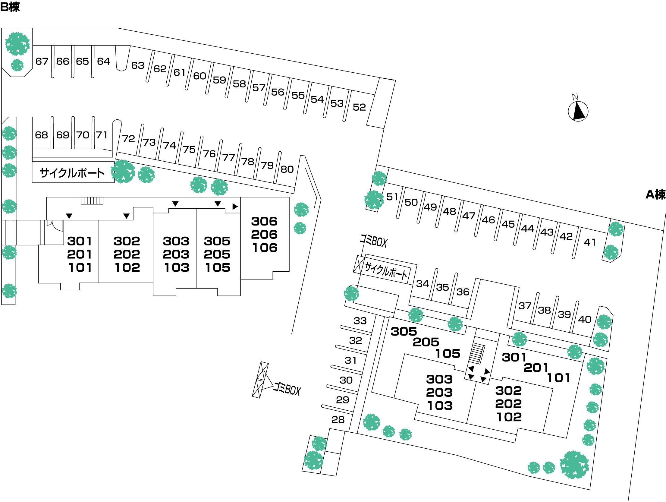 駐車場　2台分確保可